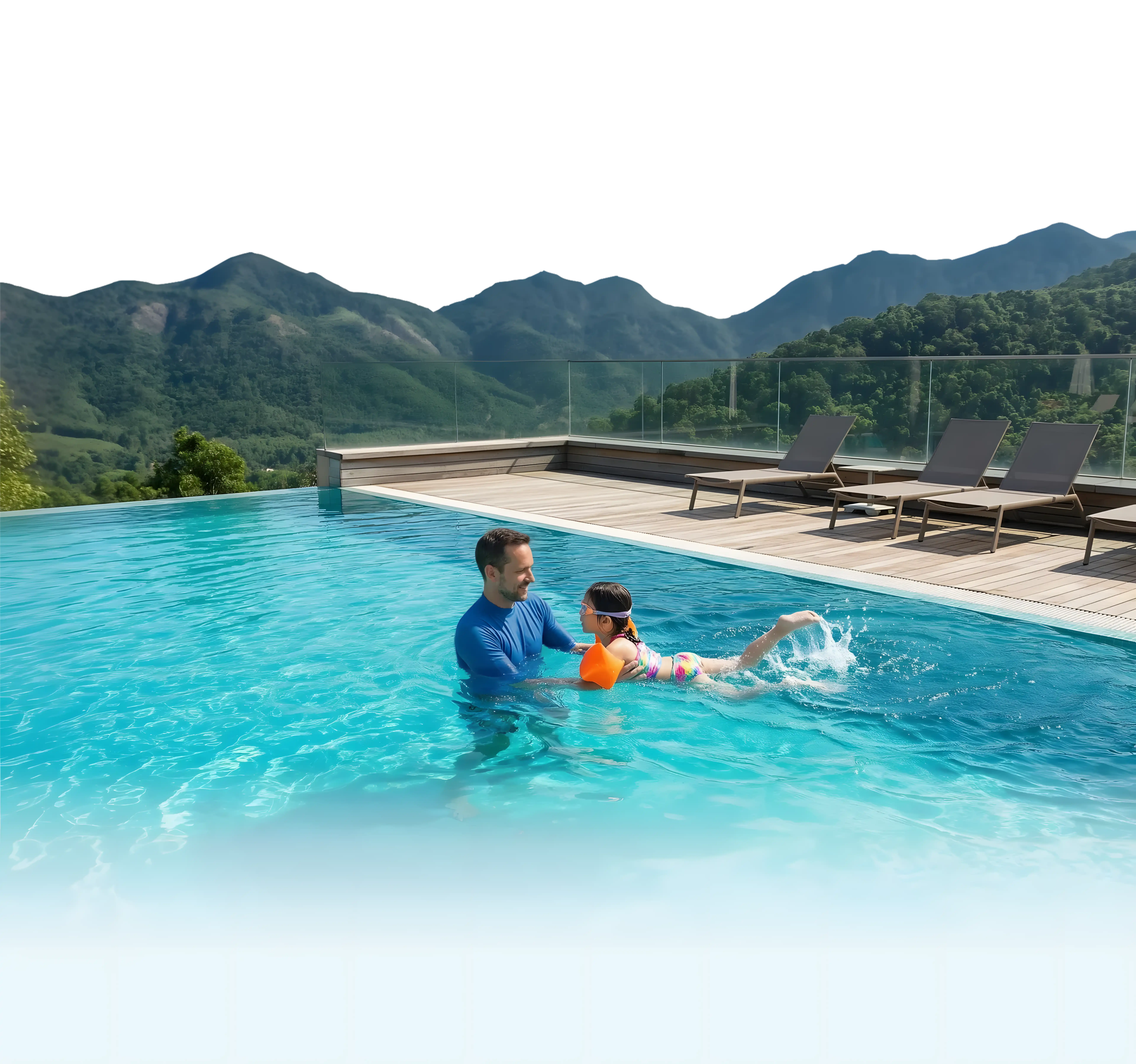 Als ausgebildeter Schwimmlehrer bringe ich, Kai Böhme, deinem Kind direkt in deinem Zuhause oder Ferienhaus das Schwimmen bei.